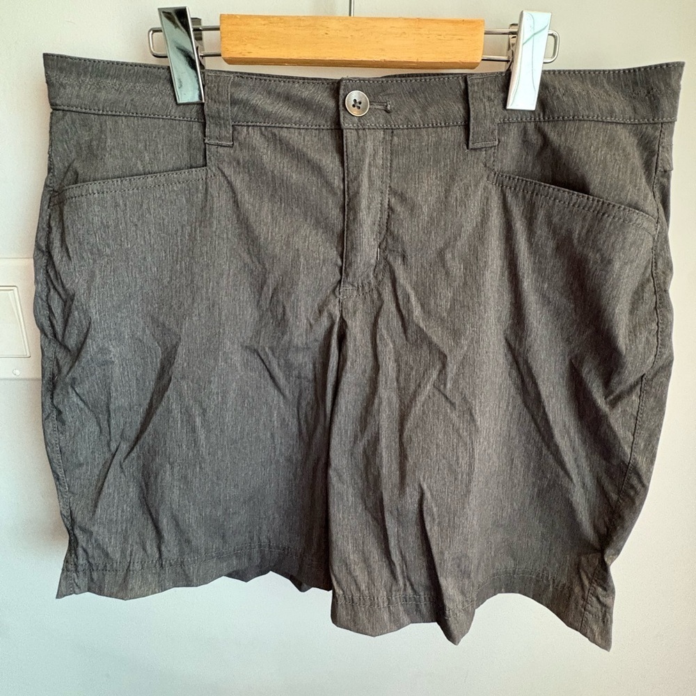 Eddie Bauer Charcoal Women’s Flat Front Shorts